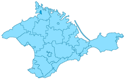 Comune di Krasnoperekopsk – Mappa