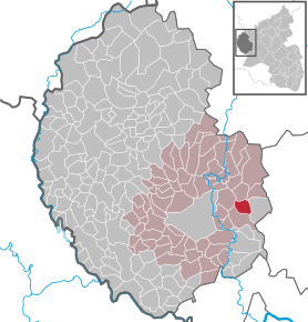 Poziția Pickließem pe harta districtului Eifelkreis Bitburg-Prüm