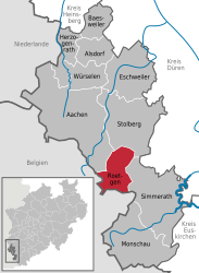 Roetgen – Mappa