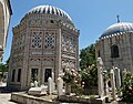 Exterior of Şehzade Mehmed tomb (türbe) in the cemetery of Şehzade Mosque