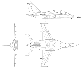 vue en plan de l’avion