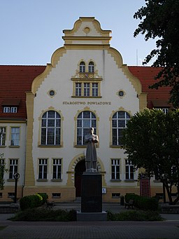 Starostämbetsbyggnaden i Złotów.