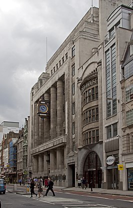 Voormalige Daily Telegraph Building in Fleet street