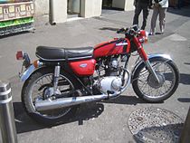 Honda CB 125 B6 tweecilinder uit 1972