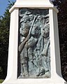 Hastings War Memorial: bronze plaque