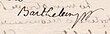 Signature de François Barthélemy