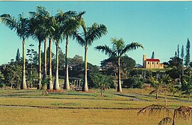 The Garden of the Future and the chapel of Moindou