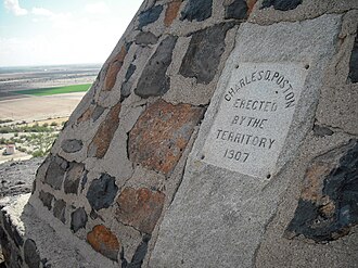 Inscription on Poston's tomb