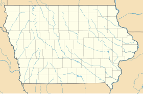 voir sur la carte de l’Iowa