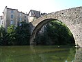 L'Arre en été au Pont du Vigan.