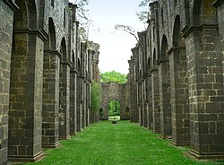 Ruine der Abteikirche Arnsburg