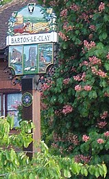 Village sign.