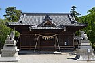 神明社拝殿 （駒場町、2016年（平成28年）5月）