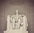 Statue of Abraham Lincoln within the Lincoln Memorial, Washington, D.C.