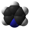 Rumlig model af pyridin