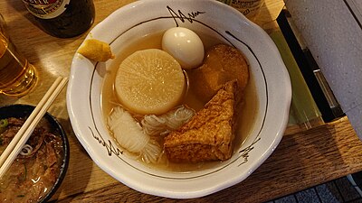 Oden with shirataki noodles