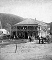 First Arrowhead Springs Hotel, opened in 1864 and burnt down in 1886