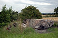 Reste eines Bunkers der Neckar-Enz-Stellung bei Heilbronn-Sontheim