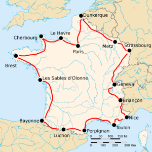 Recorregut del Tour de França de 1923