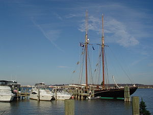 Virginia at a dock in Virginia in 2006