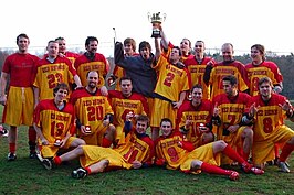 De 1e ploeg na winst van de Belgian Cup 2009