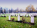 Graves of Allied pilots shot down over Poland