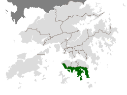 Güney Semti'nin Hong Kong'daki konumu