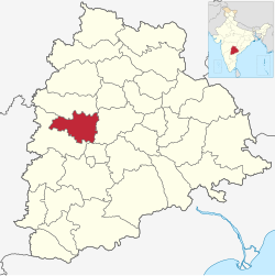 Location in Telangana