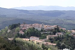 Skyline of Monterotondo Marittimo