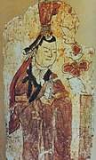 Uyghur woman from the Bezeklik murals