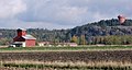 Ferme et château d'eau à Halikko.