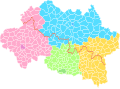 Arrondissement Montluçon od 1800 do 1926 (růžové)