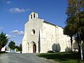 Façade de l'église de Boutenac