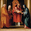 De presentatie in de tempel, 1516, Kunsthistorisches Museum, Wenen