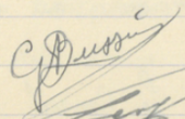 signature de Gaston Bussière (homme politique)