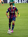 Luis Suárez avec le maillot de la saison 2014-2015.