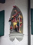 Woodcarving of St Florian