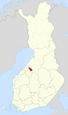 Lage von Sievi in Finnland