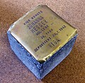 Stolpersteine, pièce d'exposition.