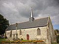 Chapelle du Rohic Inscription datée de 1466 et sablières