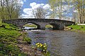 Albu Parish manor stone bridge on the Ambla river