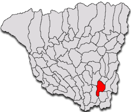 Location in Gorj County