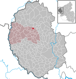 Läget för Lierfeld i Eifelkreis Bitburg-Prüm