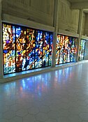 Narthex window 'Jubilation', by Henry Haig, Clifton Cathedral