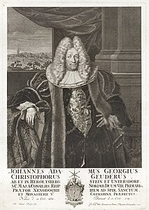 Portrait de Johann Adam Georg Christoph Geuder von Heroldsberg (1720, Rijksmuseum Amsterdam).