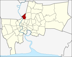 Khet location in Bangkok