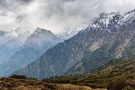 Dans le Langtang, avril 2014