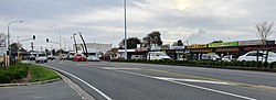 The main road in Huapai