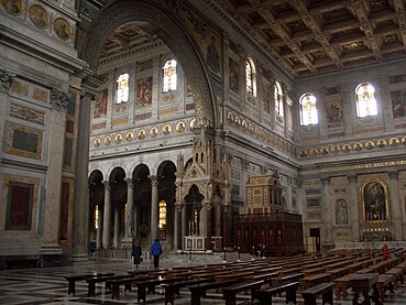 A "bema" da Basílica de São Paulo Extramuros, em Roma