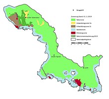 Karte der Zonierung des Nationalparks Bayerischer Wald